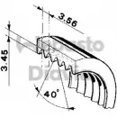 Ремень ГРМ WEBASTO 4O PGA 1419263822 62013524A CCN5B7A