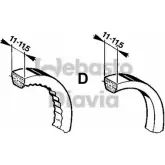 Ремень ГРМ WEBASTO 1419266994 HFPLN 82D034002A C 7TANB