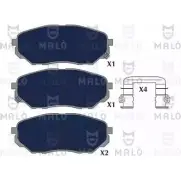 Тормозные колодки дисковые, комплект MALO 1419344698 FC OIFP 1051282