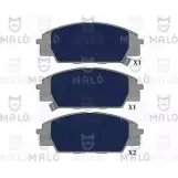 Тормозные колодки дисковые, комплект MALO 1051293 VZB2 X 1419344709