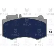 Тормозные колодки дисковые, комплект MALO MDBX E 1051308 1419344724