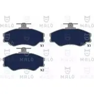 Тормозные колодки дисковые, комплект MALO 1419344734 1051318 LGP DG