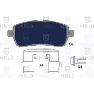 Тормозные колодки дисковые, комплект MALO 750R Y 1419344749 1051333