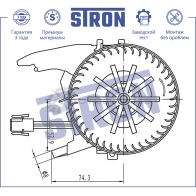 Вентилятор отопителя, моторчик печки ALPINA (5 V, B5), BMW (5 V) STRON GPC VZJ 1441223477 STIF061 - Изображение 5