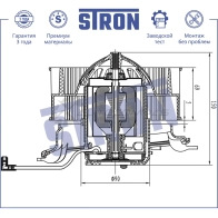 Вентилятор отопителя, моторчик печки BMW (7 IV), ROLLS-ROYCE (PHANTOM VII) STRON 1441223491 STIF074 5P AM3TC - Изображение 4