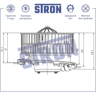 Вентилятор отопителя, моторчик печки BMW (7 IV), ROLLS-ROYCE (PHANTOM VII) STRON 1441223491 STIF074 5P AM3TC - Изображение 7