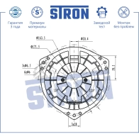 Вентилятор отопителя, моторчик печки CHEVROLET (AVEO I, AVEO II) STRON STIF102 1441223494 MXO 5T