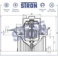 Вентилятор отопителя, моторчик печки FORD (FOCUS I, MONDEO III, TOURNEO CONNECT I, TRANSIT CONNECT) STRON STIF002 1441223533 7BPR TX4 - Изображение 6