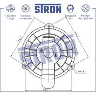 Вентилятор отопителя, моторчик печки HYUNDAI (ACCENT V, SOLARIS II), KIA (RIO IV) STRON F MZ38D 1441223551 STIF035 - Изображение 4