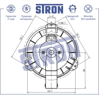 Вентилятор отопителя, моторчик печки TOYOTA (LAND CRUISER PRADO) STRON 1441223596 FVD8 X1 STIF004 - Изображение 4