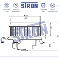Вентилятор отопителя, моторчик печки TOYOTA (LAND CRUISER PRADO) STRON 1441223596 FVD8 X1 STIF004 - Изображение 6