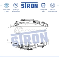 Вентилятор охлаждения двигателя FORD (GALAXY II, KUGA I, MONDEO IV, MONDEO V, S-MAX I) STRON 1441223635 STEF050 FE 4A2 - Изображение 2