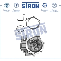 Водяной насос (помпа) SUBARU (FORESTER I, FORESTER II, FORESTER III, IMPREZA I, IMPREZA II, IMPREZA III, LEGACY III, LEGACY IV, OUTBACK II, OUTBACK III) STRON T 9MNQJ 1441223746 STP0100 - Изображение 4