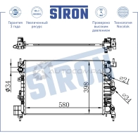 Радиатор двигателя CHEVROLET (AVEO II) STRON 1441223808 STR0190 3 2AQ4 - Изображение 3