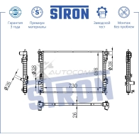 Радиатор двигателя FORD (EXPLORER V) STRON STR0039 K4Y CJ 1441223851 - Изображение 3