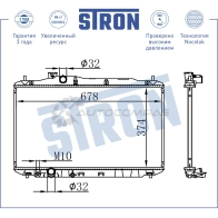 Радиатор двигателя HONDA (CIVIC VIII) STRON STR0078 VP 8IYD 1441223881 - Изображение 3