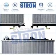 Радиатор двигателя MITSUBISHI (MONTERO III, PAJERO III, PAJERO IV, SUPER GREAT) STRON STR0015 1441224082 Z2 L1H - Изображение 2