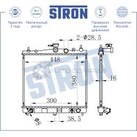Радиатор двигателя NISSAN (MICRA III, NOTE I) STRON 1441224103 STR0130 1MRH JP - Изображение 3