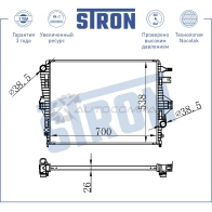 Радиатор двигателя PORSCHE (CAYENNE II), VOLKSWAGEN (TOUAREG II) STRON 1441224141 81VPU TH STR0262 - Изображение 3