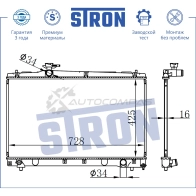 Радиатор двигателя TOYOTA (AVENSIS VERSO I, NOAH II) STRON 1441224192 STR0064 EOOA8G 4 - Изображение 3