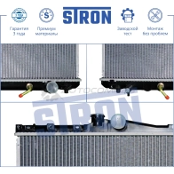Радиатор двигателя TOYOTA (CHASER V, CRESTA IV, MARK 2 VII) STRON 1441224208 STR0065 9Q W4183 - Изображение 2