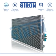 Радиатор кондиционера CHRYSLER (VOYAGER IV), DODGE (CARAVAN IV) STRON STC0063 B RFG0V 1441224309 - Изображение 2
