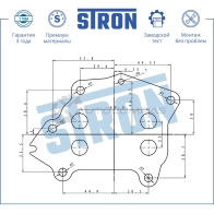 Радиатор масляный CITROEN (BERLINGO I, BERLINGO II, C1 I, C2, C3 I, C3 II, C3 PICASSO I, DS3 I, NEMO, XSARA), FORD (C-MAX I, FIESTA, FIESTA MK6, FOCUS II, FUSION I), MAZDA (2 I, 2 II, 3 I), PEUGEOT (107, 1&nbsp,007,... STRON IHJ5C A 1441224468 STA0018 - Изображение 4