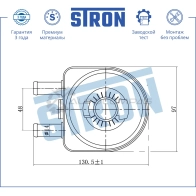 Радиатор масляный CITROEN (BERLINGO I, C4 I, C5 I, C8 I, EVASION, JUMPER II, JUMPY I, XANTIA I, XSARA), FIAT (DUCATO, SCUDO I, ULYSSE I, ULYSSE II), LANCIA (PHEDRA), NISSAN (EXPERT I), PEUGEOT (206, 306, 406 I,... STRON 1441224469 ZV DM29I STA0019 - Изображение 4