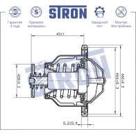 Термостат LEXUS (ES II, ES V, IS II, LS 400 II, RX II, RX III), NISSAN (ALMERA I, PATROL V, PRIMERA II, SUNNY Y10), TOYOTA (ALPHARD I, AURIS I, AVENSIS II, CAMRY II, CAMRY III, CAMRY IV, CAMRY VI, CARINA E, CEL... STRON 1441224525 N 3ZH6H STT0001 - Изображение 4