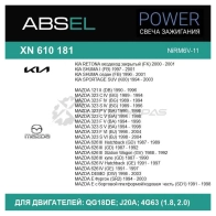 Свеча зажигания ABSEL 6 7MUA XN6101814 1441304155 - Изображение 5