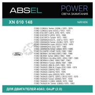 Свеча зажигания ABSEL XN6101484 U ONLB 1441304203 - Изображение 4