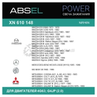 Свеча зажигания ABSEL XN6101484 U ONLB 1441304203 - Изображение 6
