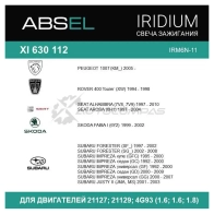 Свеча зажигания ABSEL 4O 7V4GD XI630112 1441305393 - Изображение 5