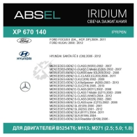 Свеча зажигания ABSEL XP6701404 1YV4 V7 1441306314 - Изображение 4