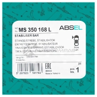 Тяга / стойка стабилизатора ABSEL 4NZ WY8D 1441306854 MS350168L - Изображение 5