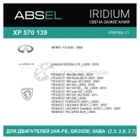 Свеча зажигания ABSEL 3YD 2XUE XP570139 1441307547 - Изображение 6