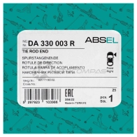 Наконечник рулевой тяги ABSEL DYSQ 5 1441308199 DA330003R - Изображение 5