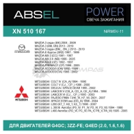 Свеча зажигания ABSEL XN5101674 1441308368 L0 JZGYY - Изображение 5