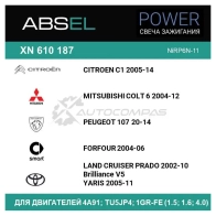 Свеча зажигания ABSEL 1441308379 6ORY3W J XN610187 - Изображение 3