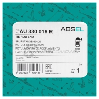 Наконечник рулевой тяги ABSEL AU330016R 1441309563 VOUV GY8 - Изображение 5