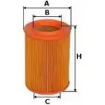 Воздушный фильтр UNIFLUX FILTERS 1419645016 N8H8FQ XA1132 JJ O05