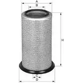 Воздушный фильтр UNIFLUX FILTERS 1419645274 IXU6UP OHW XGP XA1521