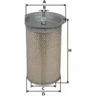 Воздушный фильтр UNIFLUX FILTERS FPUM D8U EM0P1S 1419645327 XA1606