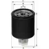Топливный фильтр UNIFLUX FILTERS XN208 1419647570 6AZM838 R TPAW