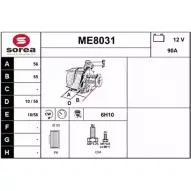 Генератор SNRA M E8031 Z3S2DJ ME8031 1419851064