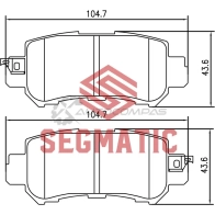 Тормозные колодки дисковые задние mazda cx-5 2 0 2012- mazda cx-5 2 5 2015- mazda cx-5 2 5 2013-