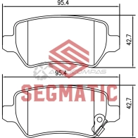 Тормозные колодки дисковые задние opel astra 1 6 2006-2014 opel astra 1 6 2006-2010 opel astra 1 8 2005-2010