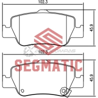 Тормозные колодки дисковые задние toyota corolla 1 6 2007-2012 toyota auris 1 6 2007-2012 toyota corolla 1 4