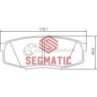 Тормозные колодки дисковые задние toyota land cruiser 200 4 5 2007- lexus lx 5 7 2007- toyota land cruiser 200 4 7 2008- SEGMATIC XLV15 Y SGBP2584 1441281279