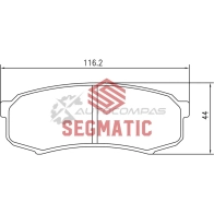 Тормозные колодки дисковые задние toyota land cruiser prado 3 0 2009- toyota land cruiser prado 4 0 2003-2009